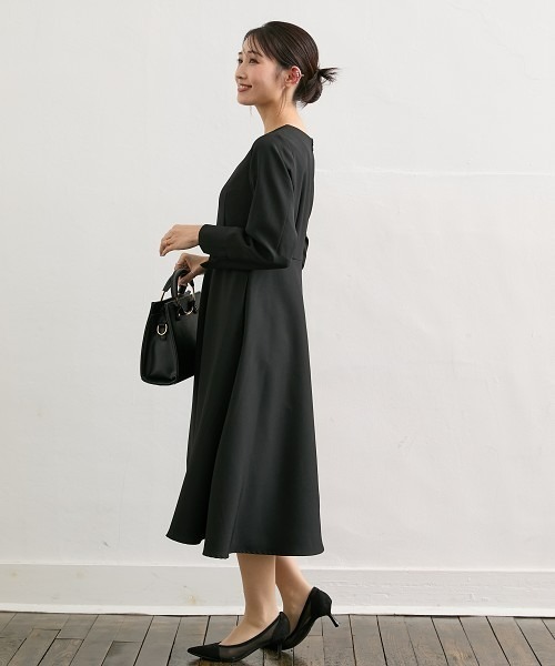 「Petitjo」 「theodore」長袖ワンピース - ネイビー レディース_画像3