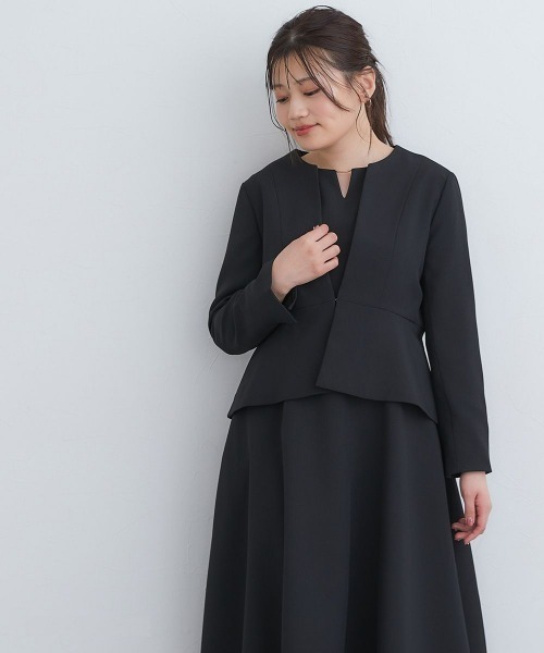 「Petitjo」 「theodore」長袖ワンピース - ネイビー レディース_画像4