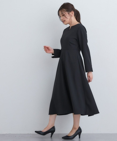 「Petitjo」 「theodore」長袖ワンピース - ネイビー レディース_画像5