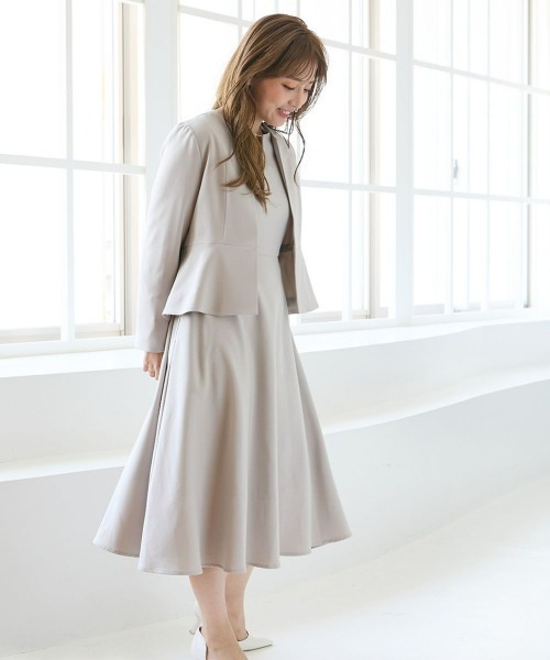 「Petitjo」 「theodore」長袖ワンピース - ネイビー レディース_画像6