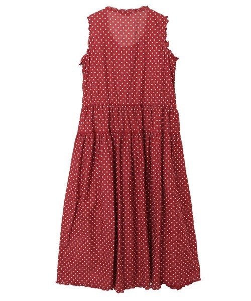 セール中⭐︎ピンクハウス　上品で可愛らしい水玉プリントノースリーブワンピース　新品 PINK HOUSE（ピンクハウス） ワンピース ノースリーブワンピース