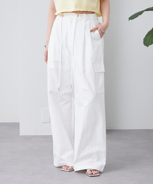 「mystic」 カーゴパンツ 0 ベージュ レディース_画像2