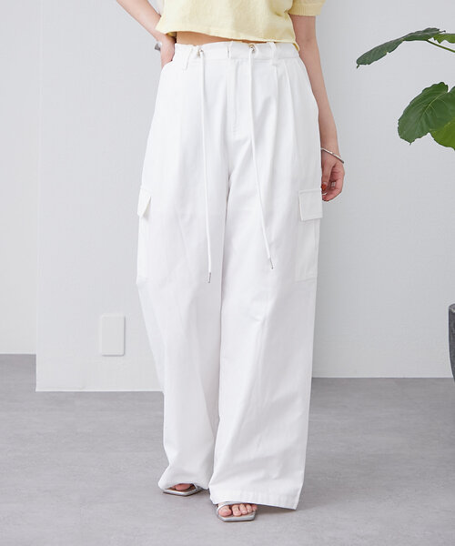 「mystic」 カーゴパンツ 0 ベージュ レディース_画像3