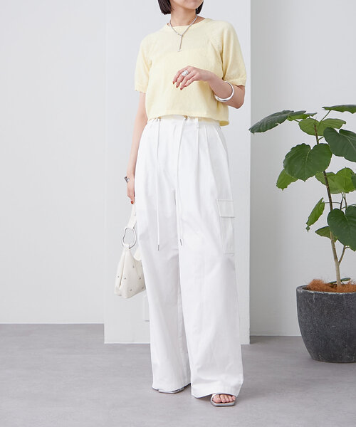 「mystic」 カーゴパンツ 0 ベージュ レディース_画像4