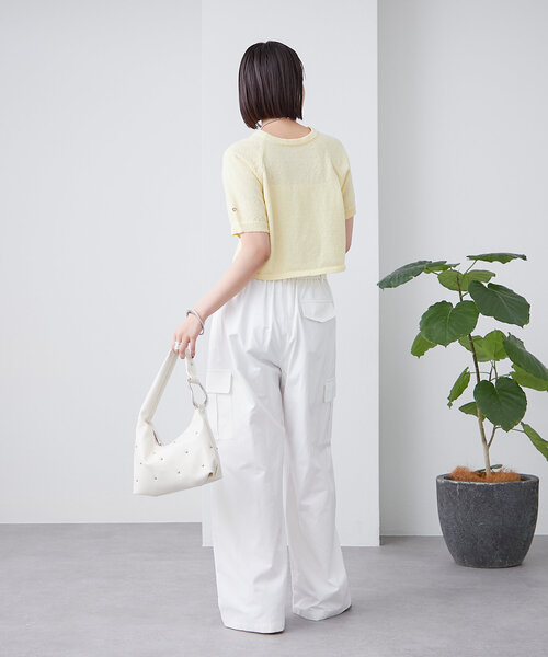 「mystic」 カーゴパンツ 0 ベージュ レディース_画像8