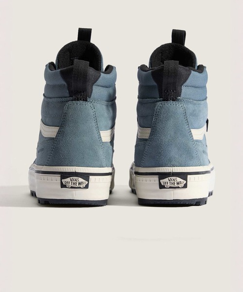 「VANS」 ハイカットスニーカー 7.5 ブルーグレー メンズの画像