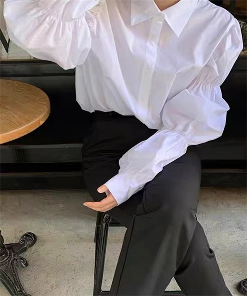 「Dream garden」 長袖シャツ M ホワイト レディース_画像6