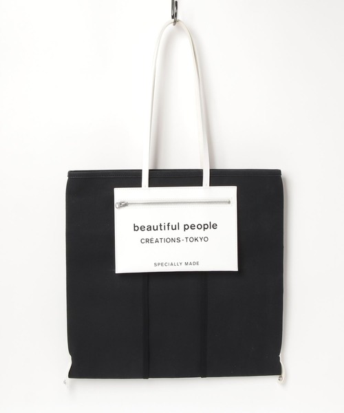 「beautiful people」 トートバッグ FREE ブラック レディースの画像