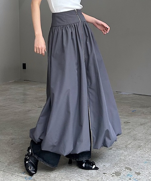 PAGEBOY（ページボーイ） ロング スカート ZIPバルーンロングスカート