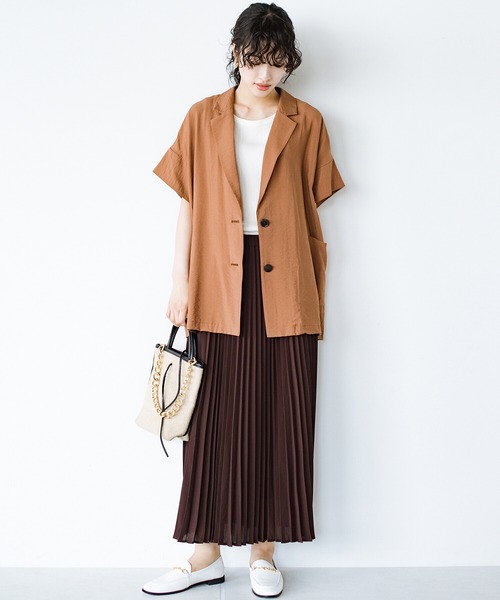 「hunch」 ジャケット ONE SIZE ブラウン レディース_画像2