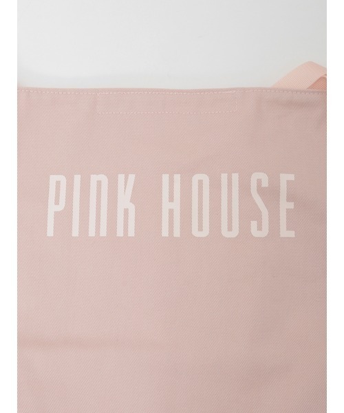 PINK HOUSE（ピンクハウス） トートバッグ ロゴプリントバケツ型バッグ