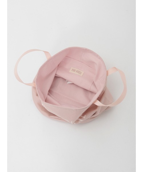 PINK HOUSE（ピンクハウス） トートバッグ ロゴプリントバケツ型バッグ