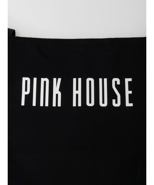 PINK HOUSE（ピンクハウス） トートバッグ ロゴプリントバケツ型バッグ