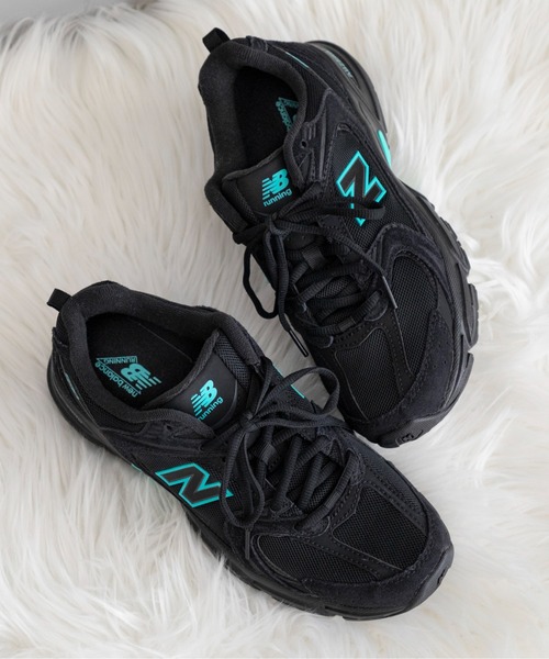 「New Balance」 ローカットスニーカー 27.5cm ブラック レディース_3