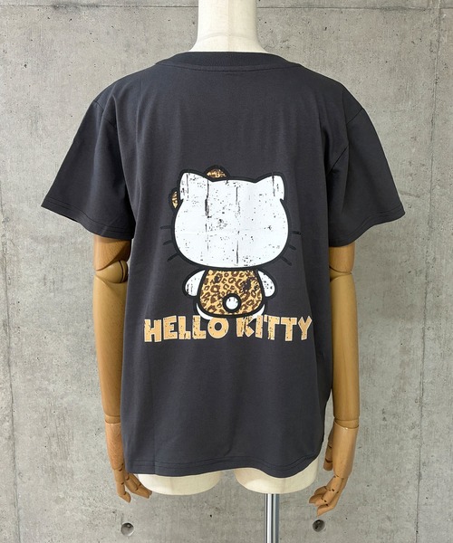 GLAMOROUS JANE（グラマラスジェーン） tシャツ HELLO KITTYレオパード 