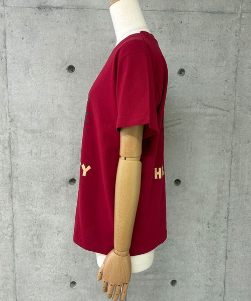 ♛the King / オープンシャツ♛ カラー / ワインレッド M GLAMOROUS JANE（グラマラスジェーン） tシャツ HELLO KITTYレオパード