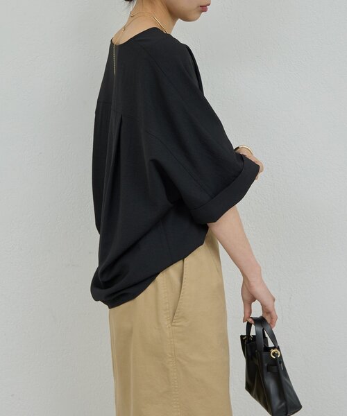 uvカット ブラウス シャツ スキッパーブラウス レディースの画像