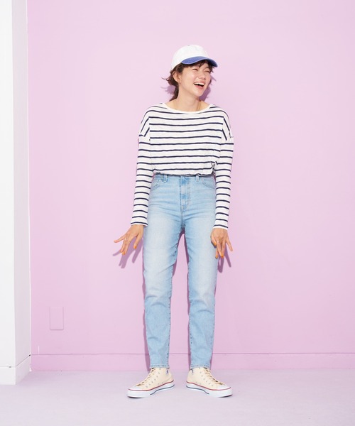 「501」 デニムパンツ 26inch ライトブルー レディース_画像3