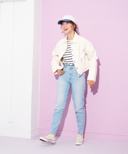 「501」 デニムパンツ 26inch ライトブルー レディース_画像5