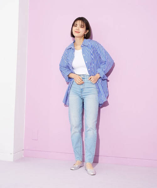 「501」 デニムパンツ 26inch ライトブルー レディース_画像7