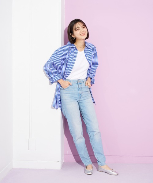 「501」 デニムパンツ 26inch ライトブルー レディース_画像8