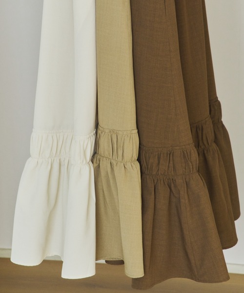 OLUN ワンピース front tuck belt cami onepiece/フロントタックベルト
