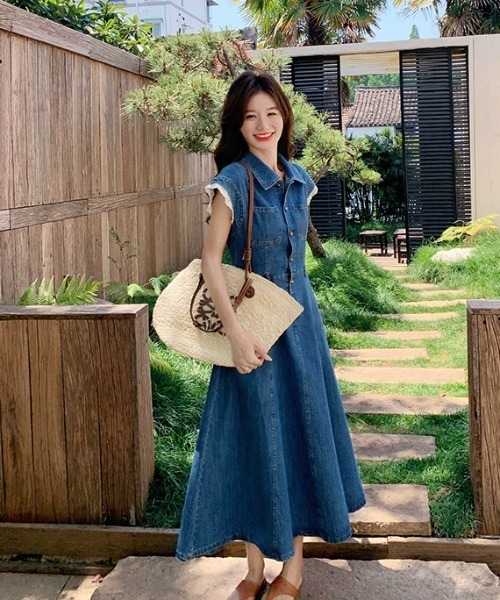 FAVORITO ワンピース ベルト付きデニムワンピース : ZOZOTOWN Yahoo!店
