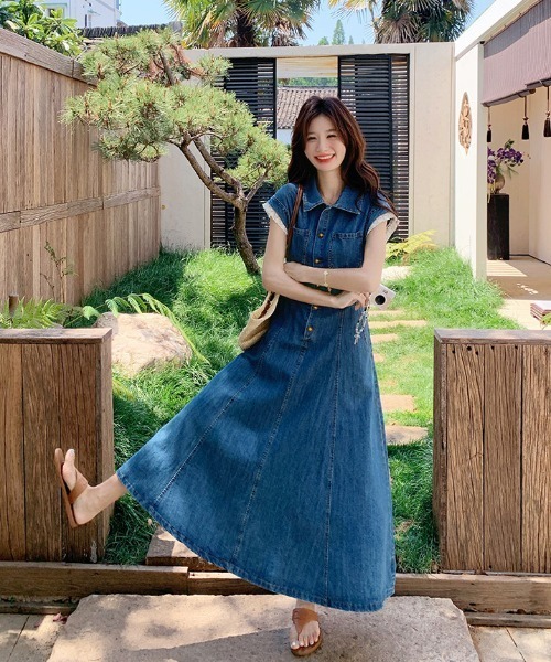 FAVORITO ワンピース ベルト付きデニムワンピース : ZOZOTOWN Yahoo!店