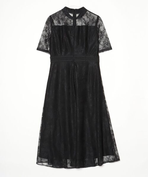 「Leja」 半袖ワンピース LARGE ブラック レディース_画像2