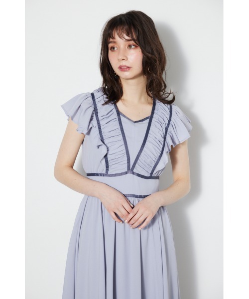 「rienda」 ノースリーブワンピース SMALL ブルー レディース_画像3
