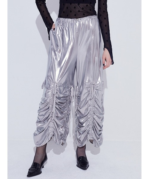 「SORIN」 カーゴパンツ 38 ブラック レディース_画像3