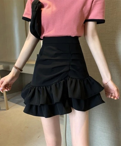 miniministore（ミニミニストア） スカート インナーパンツ付きフリル