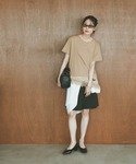 tシャツ 半袖 フェイクアシメヘムレースTシャ...の詳細画像2
