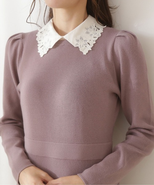 「PROPORTION BODY DRESSING」 ニットワンピース SMALL ブラック レディース_画像5