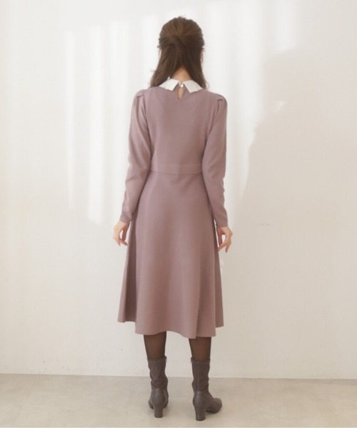 「PROPORTION BODY DRESSING」 ニットワンピース SMALL ブラック レディース_画像7