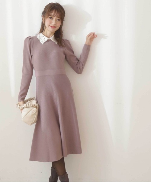 「PROPORTION BODY DRESSING」 ニットワンピース SMALL ブラック レディース_画像8