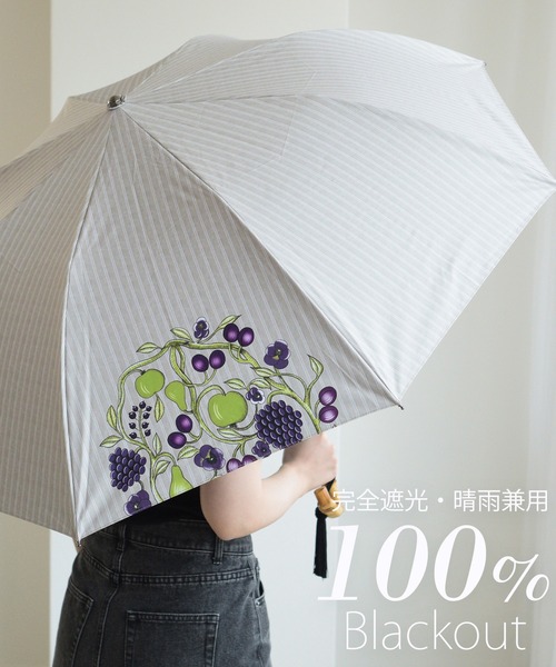 utatane 日傘 折りたたみ傘 utatane×Kuovi 折りたたみ日傘 完全遮光100