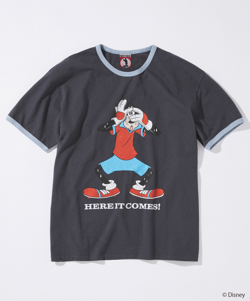 tシャツ MICKEY MOUSE / ミッキー マウス 別注 サッカー プリント Tシャツ メンズの画像