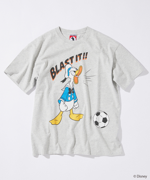 tシャツ MICKEY MOUSE / ミッキー マウス 別注 サッカー プリント Tシャツ メンズの画像