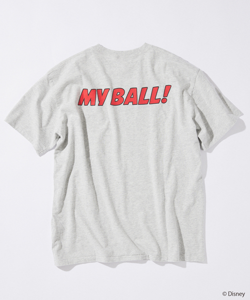 tシャツ MICKEY MOUSE / ミッキー マウス 別注 サッカー プリント Tシャツ メンズの画像