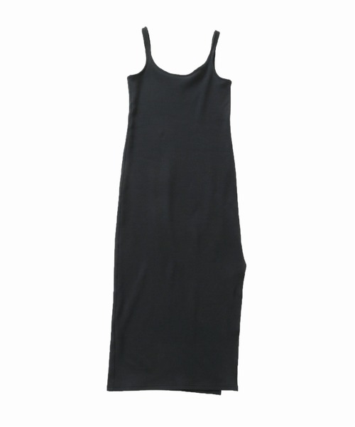 「U by SPICK&SPAN」 長袖ワンピース 36 ブラック レディース_画像4