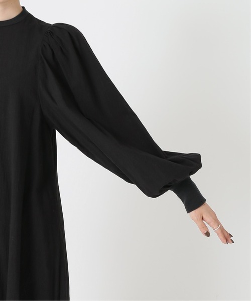 「U by SPICK&SPAN」 長袖ワンピース 36 ブラック レディース_画像7