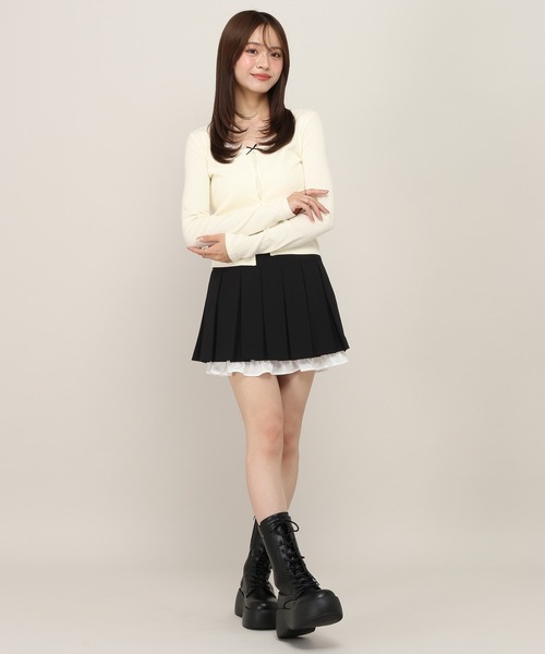 Heather（ヘザー） スカート 2WAYトリムミニスカート 1051886