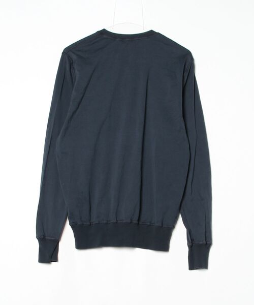 「ROBERTO COLLINA」 長袖Tシャツ 48 ネイビー メンズ_画像2