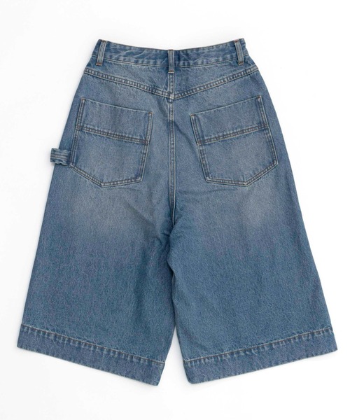 「MAISON SPECIAL」 デニムハーフパンツ 38 ブルー レディース_画像5