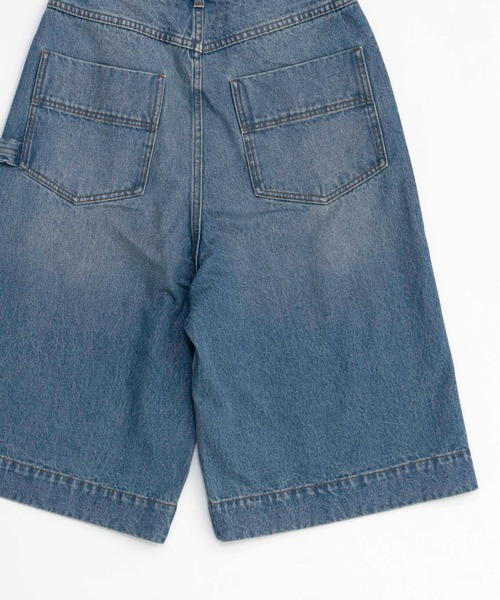 「MAISON SPECIAL」 デニムハーフパンツ 38 ブルー レディース_画像7