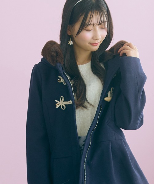 marun（マルン） ダッフルコート コート 「大きいサイズ」ミディ丈