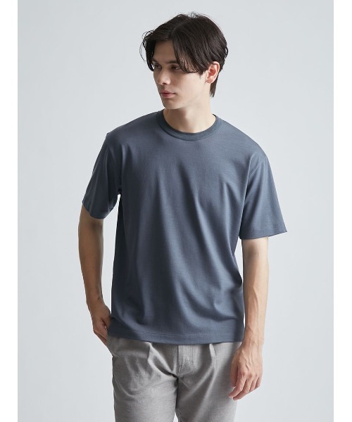 AOURE（アウール） tシャツ WEGNER WOOL JERSEY SS メンズ : ZOZOTOWN