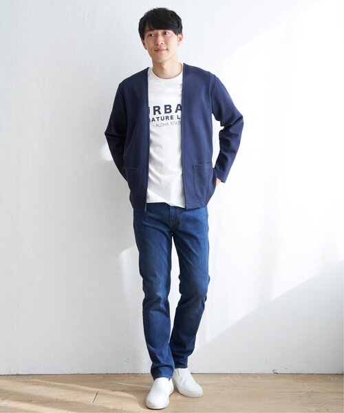 「ikka」 カーディガン S グレー メンズ_画像7