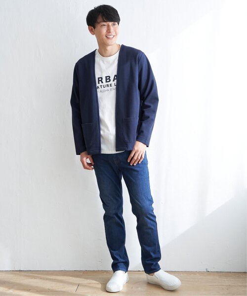 「ikka」 カーディガン S グレー メンズ_画像8